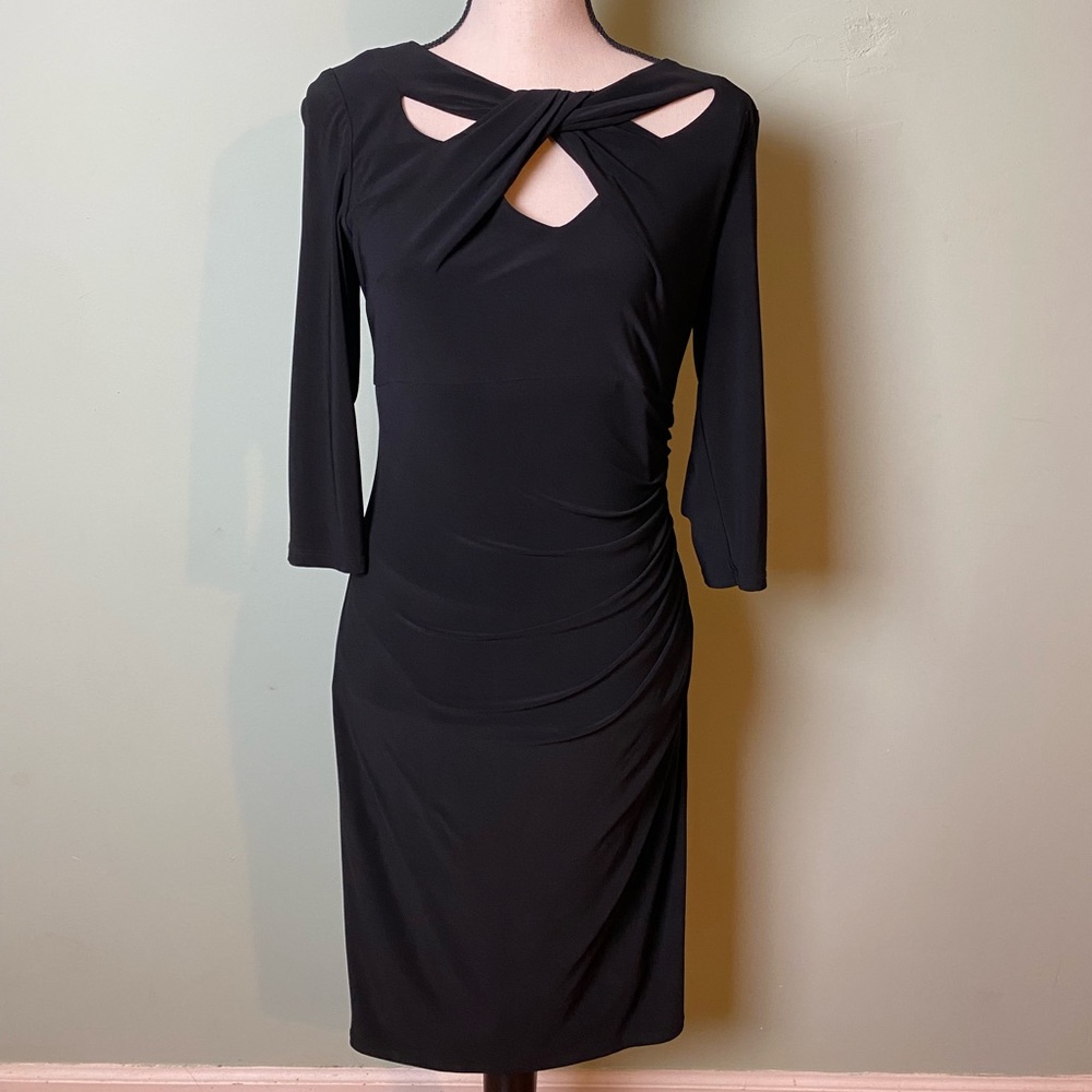 INC Black Sexy dress stretchy and lined
